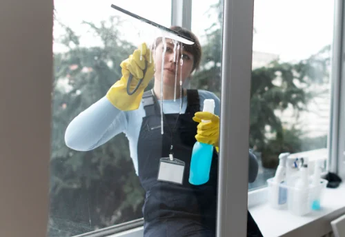 Nettoyage de vitres intérieures et extérieures à Pomeys
